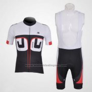 2012 Fietskleding Giordana Wit en Zwart Korte Mouwen en Koersbroek