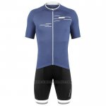 2020 Fietskleding DE Marchi Blauw Korte Mouwen en Koersbroek