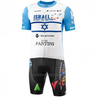 2020 Fietskleding Israel Cycling Academy Kampioen Israel Korte Mouwen en Koersbroek