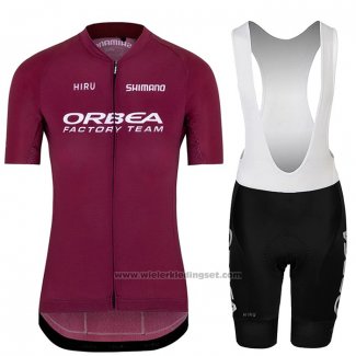 2023 Fietskleding Orbea Fuchsia Korte Mouwen en Koersbroek