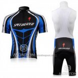 2010 Fietskleding Specialized Blauw Korte Mouwen en Koersbroek