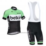 2013 Fietskleding Belkin Groen en Zwart Korte Mouwen en Koersbroek