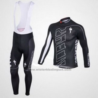 2016 Fietskleding Specialized Wit en Zwart Lange Mouwen en Koersbroek