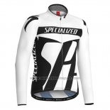 2016 Fietskleding Specialized Zwart en Wit Lange Mouwen en Koersbroek