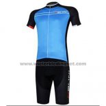 2017 Fietskleding Nalini Blauw Korte Mouwen en Koersbroek