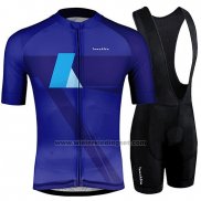 2019 Fietskleding Runchita Azuur Blauw Korte Mouwen en Koersbroek