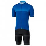 2020 Fietskleding Shimano Blauw Korte Mouwen en Koersbroek