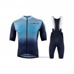 2021 Fietskleding Nalini Blauw Korte Mouwen en Koersbroek