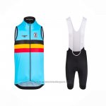 2023 Windvest Belgie Lichtblauw Korte Mouwen en Koersbroek