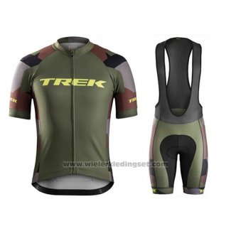 2018 Fietskleding Trek Camouflage Korte Mouwen en Koersbroek