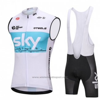 2018 Windvest Sky Wit en Blauw