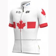 2019 Fietskleding Groupama FDJ Kampioen Canada Korte Mouwen en Koersbroek