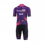 2022 Fietskleding Burgos BH Violet Fuchsia Korte Mouwen en Koersbroek