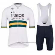 2022 Fietskleding INEOS Grenadiers Kampioen Australie Korte Mouwen en Koersbroek