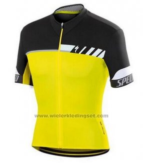 2016 Fietskleding Specialized Geel Korte Mouwen en Koersbroek