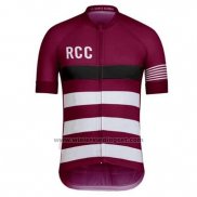 2019 Fietskleding Rcc Paul Smith Diep Rood Korte Mouwen en Koersbroek