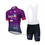 2020 Fietskleding Burgos BH Fuchsia Korte Mouwen en Koersbroek