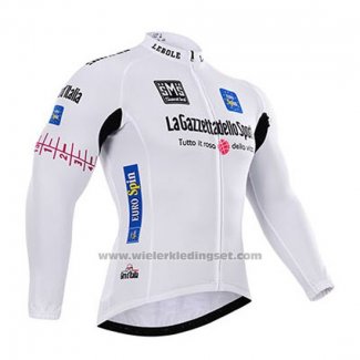 2015 Fietskleding Giro d'Italia Wit Lange Mouwen en Koersbroek