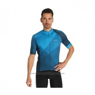 2021 Fietskleding Loffler Blauw Korte Mouwen en Koersbroek