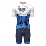 2022 Fietskleding Israel Cycling Academy Blauw Wit Korte Mouwen en Koersbroek