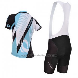 2014 Fietskleding Pearl Izumi Zwart en Azuur Korte Mouwen en Koersbroek