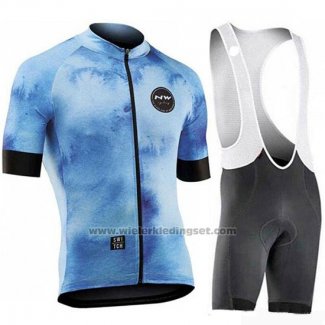 2019 Fietskleding Northwave Blauw Korte Mouwen en Koersbroek