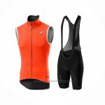 2021 Windvest Castelli Oranje Korte Mouwen en Koersbroek