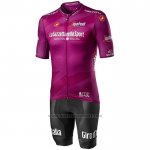 2020 Fietskleding Giro D'italie Fuchsia Korte Mouwen en Koersbroek