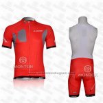 2011 Fietskleding Look Rood Korte Mouwen en Koersbroek