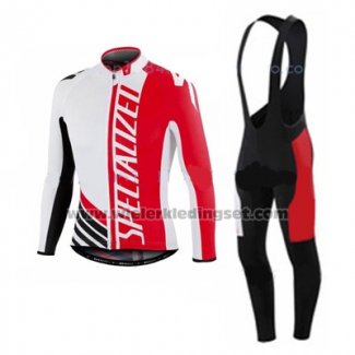 2016 Fietskleding Specialized Ml Rood Zwart Lange Mouwen en Koersbroek