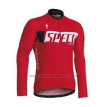 2016 Fietskleding Specialized Wit en Rood Lange Mouwen en Koersbroek