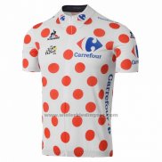 2016 Fietskleding Tour de France Wit en Rood Korte Mouwen en Koersbroek