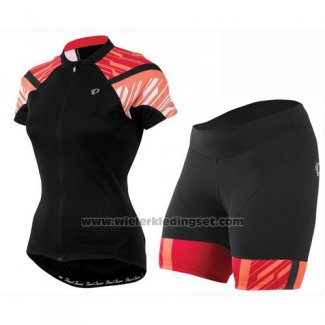 2016 Fietskleding Vrouw Pearl Izumi Rood en Zwart Korte Mouwen en Koersbroek