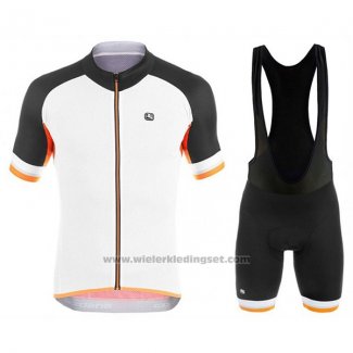 2017 Fietskleding Giordana Silver Line Zwart en Wit Korte Mouwen en Koersbroek