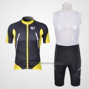 2011 Fietskleding Pearl Izumi Zwart en Geel Korte Mouwen en Koersbroek