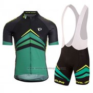 2017 Fietskleding Pearl Izumi Zwart en Groen Korte Mouwen en Koersbroek