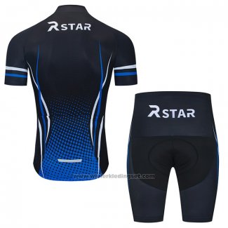 2021 Fietskleding R Star Zwart Blauw Korte Mouwen en Koersbroek