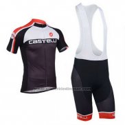 2013 Fietskleding Castelli Zwart Korte Mouwen en Koersbroek