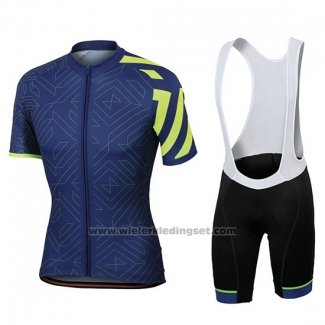 2018 Fietskleding Sportful Prism Donker Blauw Korte Mouwen en Koersbroek