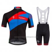 2018 Fietskleding Wieiev Spark Rood Blauw Korte Mouwen en Koersbroek