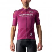 2021 Fietskleding Giro D'italie Fuchsia Korte Mouwen en Koersbroek