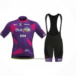 2023 Fietskleding Burgos BH Fuchsia Korte Mouwen en Koersbroek