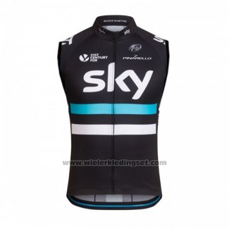 2016 Windvest Sky Zwart en Blauw