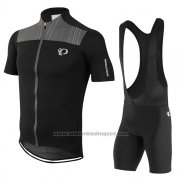 2017 Fietskleding Pearl Izumi Zwart en Grijs Korte Mouwen en Koersbroek