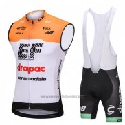 2018 Windvest Cannondale Drapac Wit en Oranje