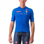 2023 Fietskleding Italie Blauw Korte Mouwen en Koersbroek