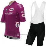 2017 Fietskleding Giro d'Italia Fuchsia Korte Mouwen en Koersbroek