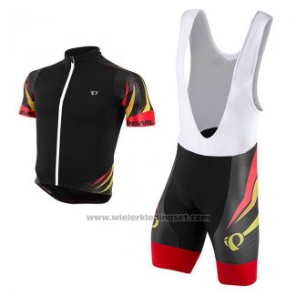 2017 Fietskleding Pearl Izumi Zwart en Rood Korte Mouwen en Koersbroek