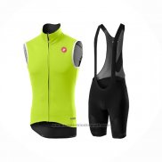 2021 Windvest Castelli Helder Groen Korte Mouwen en Koersbroek