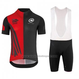 2018 Fietskleding Assos SS.Capeepicxc Rood Korte Mouwen en Koersbroek